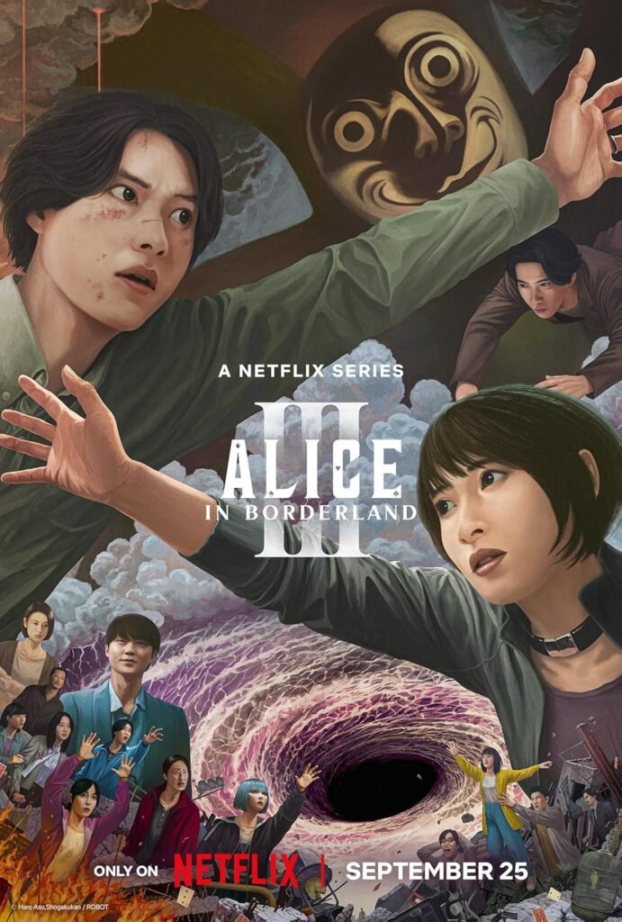 Cartel promocional Netflix Alice in borderland 3