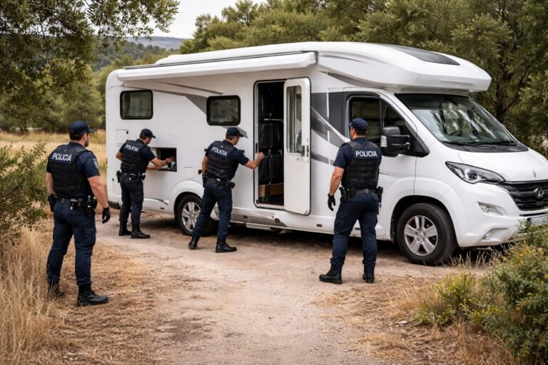 autocaravana policia