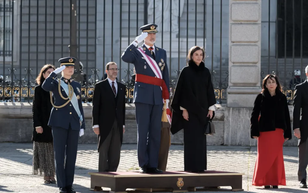 Felipe VI preside la Pascua Militar en el Palacio Real.