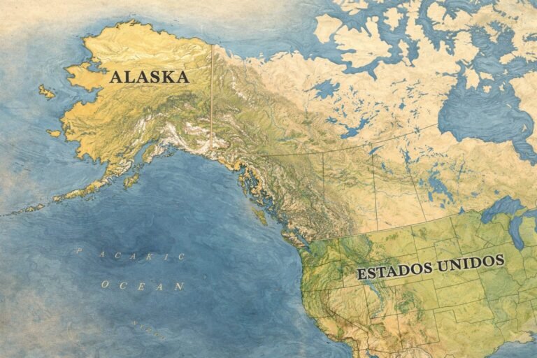 Mapa de Alaska