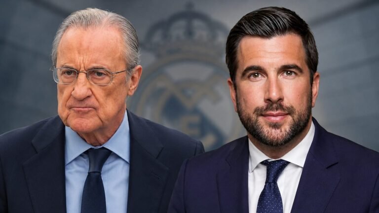 Florentino Perez y Enrique Riquelme