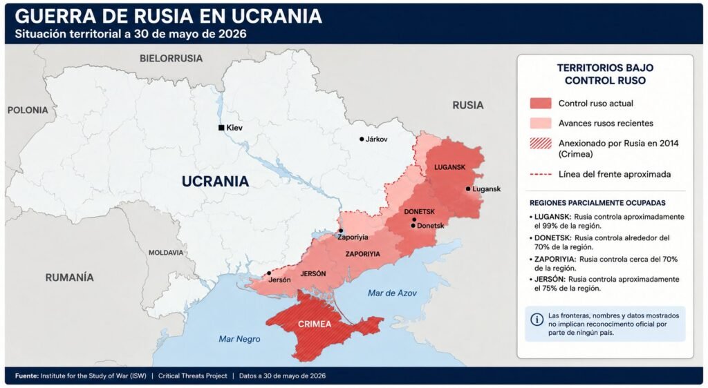 Mapa Guerra Ucrania Rusia