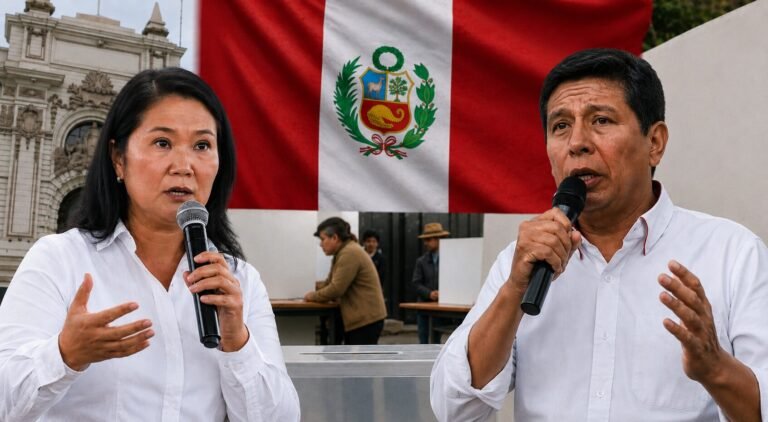 Keiko Fujimori y Roberto Sánchez