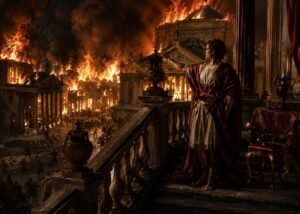 Neron quemando Roma
