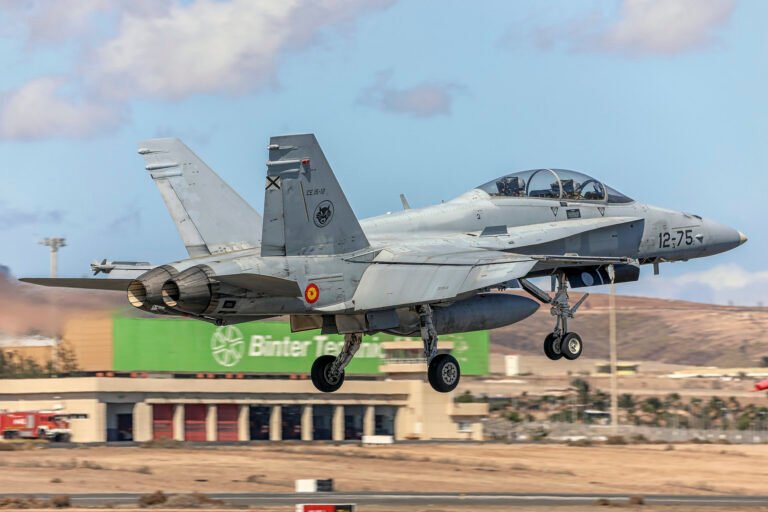 Un F-18M español del Ala 12 | Ejército del Aire y del Espacio