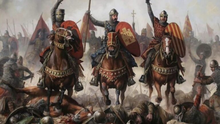 La carga de los tres reyes | Obra de Augusto Ferrer-Dalmau