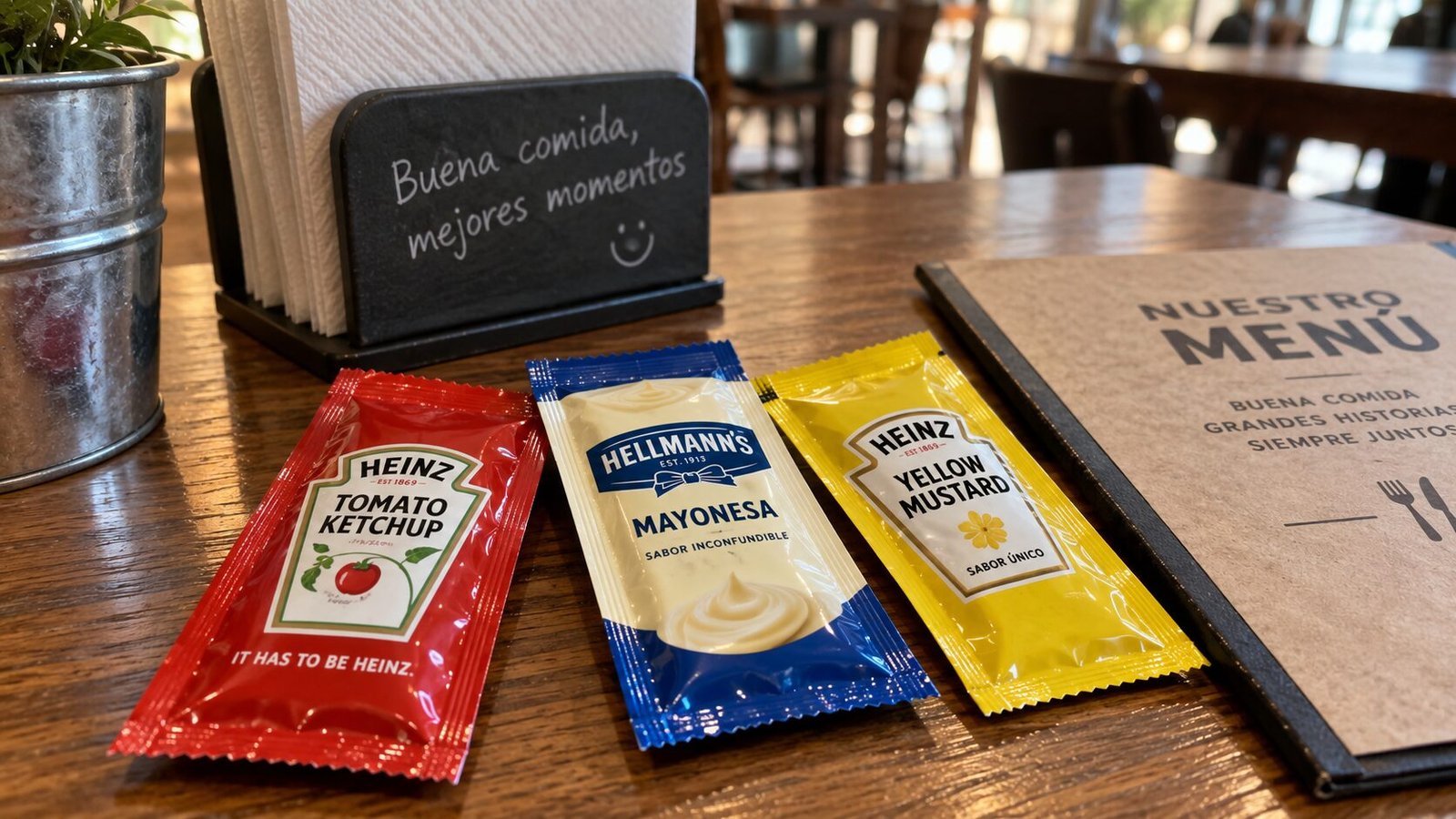 Los sobres monodosis de plástico para salsas y condimentos estarán sujetos a nuevas restricciones en el sector de la hostelería europea a partir de 2030.