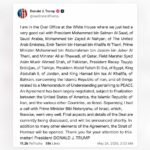 Publicación de Donald Trump