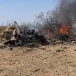 Imagen del accidente simulada con IA generativa