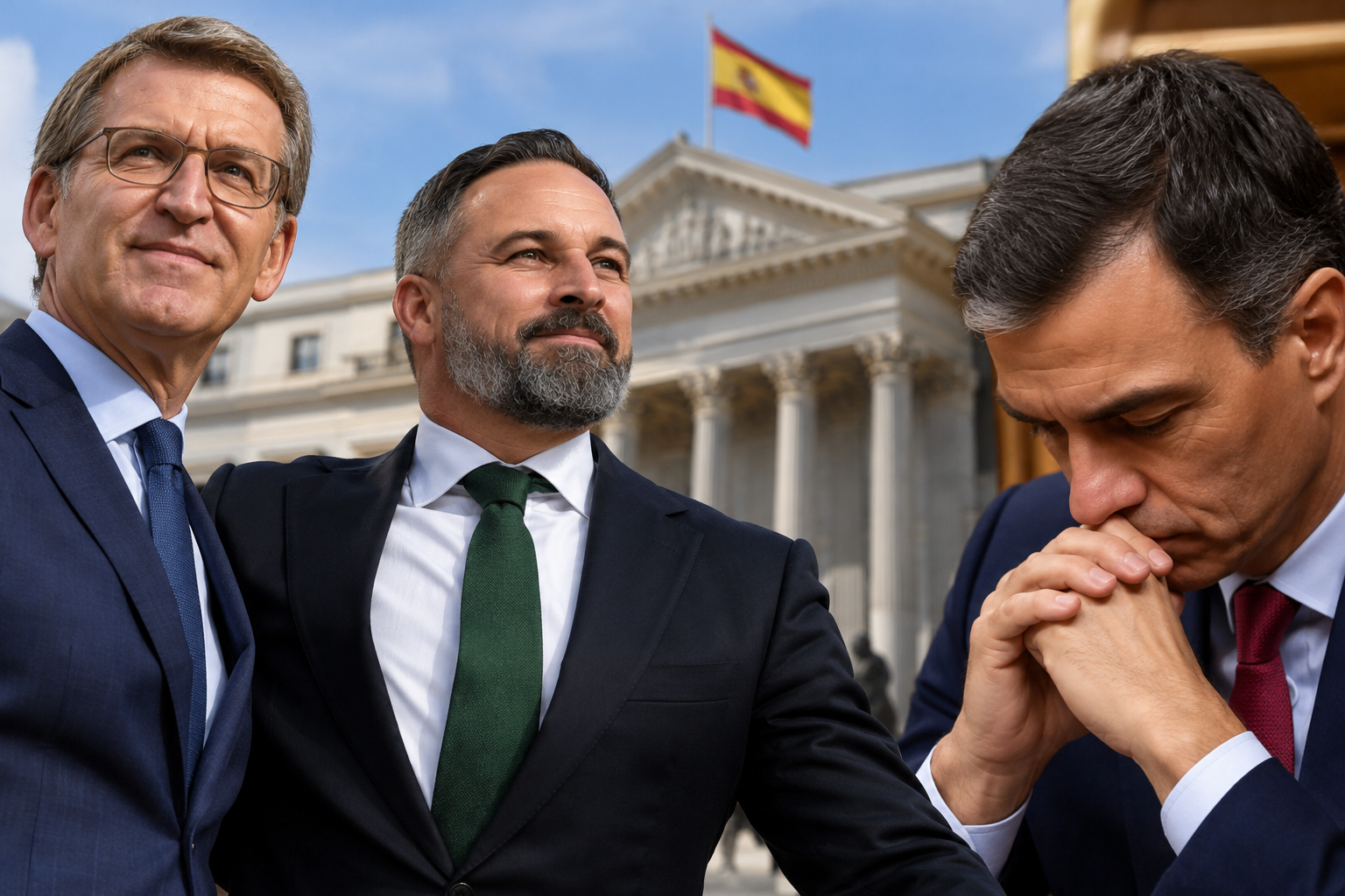 Encuestas dan mayoría absoluta a PP y VOX